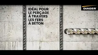 Utilisez les forets &agrave; b&eacute;ton Diager ROCKFASTER  pour des per&ccedil;ages de qualit&eacute; !