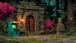 Jungle Temple at Dusk | Chillwave - Retrowave - Synthwave Mix | Music to Explore Hidden Worlds 🌿