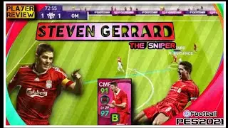 How to use Steven Gerrard in Pes 2021 moblie -Top managers & combos | Review of best iconic midfield