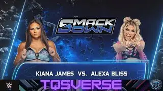 Киана Джеймс против Алексы Блисс. SMACKDOWN. WWE 2K25. TQS