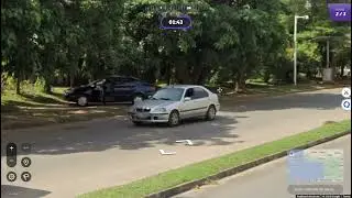 playing geoguessr