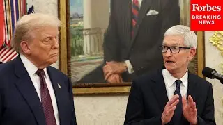 'You're Really Coming Home&mdash;In A Big Way': Trump Praises Tim Cook Over  Apple's U.S. Investment Plans