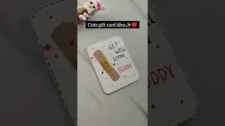 Get well soon card #shorts #cards #trending #ytshorts #youtube #diy #craft #handmade #giftideas #art