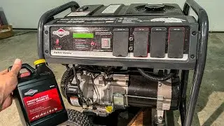 Замена масла в генераторе Briggs and Stratton