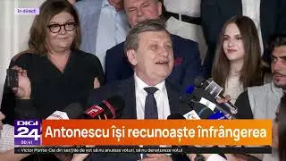 Crin Antonescu &icirc;și recunoaște &icirc;nfr&acirc;ngerea &icirc;n fața lui Nicușor Dan