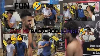 GYM KE BACKCHOD LONDE 🤣 #funny#vlog#aarushbhola#comedy#releteble#viral#trending#THEGYMMUKUNDPUR#GYM
