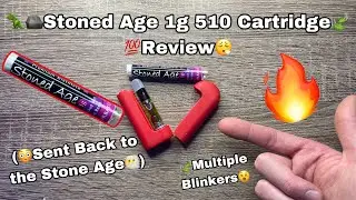 Stoned Age 1g 510 Cartridge Review 🍃🦖💯😮&zwj;💨Premium Distillate Cartridge 🛒Enriched With Live Resin 🍯