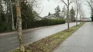 walking around a small Finnish neighbourhood
