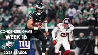 Eagles vs Giants 2023 Week 16 Condensed Game | NFL Highlights