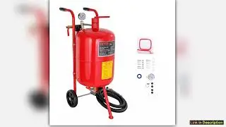 SucceBuy Sand Blaster 10Gal Portable Air Sandblaster 125Psi Pressure Sand Blasting Kit for Special