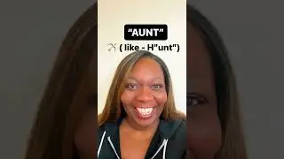 How to pronounce &ldquo;AUNT&rdquo;?  #articulation #publicspeakingtips #professionaldevelopment