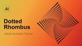 Dotted Rhombus - Adobe Illustrator Tutorial