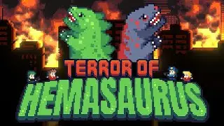 Terror of Hemasaurus - A Retro City Smash 'Em Up with Satisfying Destruction Physics!