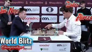 Magnus Carlsen Vs Olexandr Bortnyk || World Blitz Championships 2025