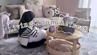 Living Room Refresh &bull; reorganization, cleaning | How Does Social Media Affect Your Life?🌷