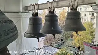 02.11.24. Дмитрий Меньков и Ксения Звонарёва, колокольный звон в Храме Живоначальной Троицы в Листах