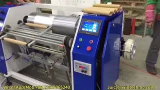 Aluminum foil/cling film/baking paper Rewinding Machine, food storage idea,rewinding machine price