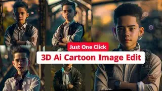 3D Ai Cartoon image editing | Discord Trending Cartoon Photo Editing