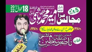 Allama Nasir Sibtain Hashmi - 18 Shawal 2022 _ Multan - Ameer ul Ulama