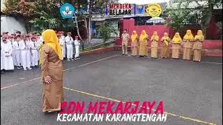 HARI BARU SEMANGAT BARU baru di SDN Mekarjaya Karangtengah Cianjur 