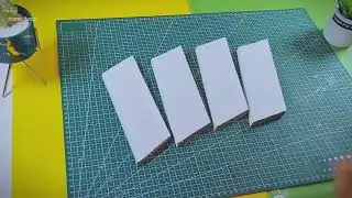 DIY corner shelf with cardboard  DIY wall shelf decor_R