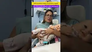 Como acalmar o beb&ecirc;/ Sem ser peito #bebe #sono #sonodobebe #mae #youtube #shorts