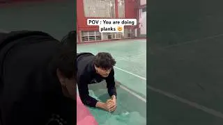 POV: You are doing planks😭 #badmintonlegend #badmintolovers #badmintonplayer #funny #comedy #sports