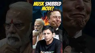 Elon Musk Snubbed Narendra Modi?! India vs China | #tesla #elonmusk #elections2024 #narendramodi