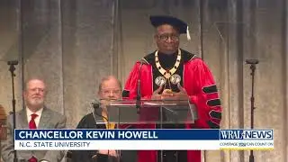 Kevin Howell formally installed as NC State chancellor