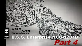 Star Trek: TNG U.S.S.Enterprise NCC-1707-D Part 4 HARIGANE ZAIKU