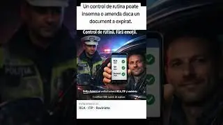 Un control de rutina poate insemna o amenda daca un document a expirat.Evita-Amenzi.