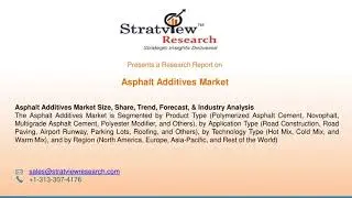 Asphalt Additives Market Size, Share, Trend, Forecast, & Industry Analysis