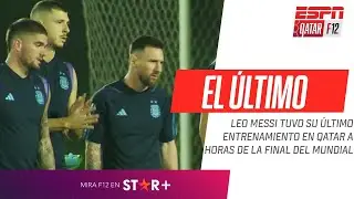 ¡EL ÚLTIMO ENTRENAMIENTO DE LA SELECCIÓN DE CARA A LA FINAL DEL MUNDIAL! #SCALONI ya TIENE el EQUIPO