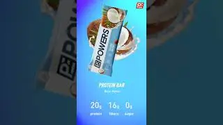 POWERS Protein Bar Coconut
