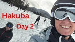 Hakuba Learning to Snowboard day 2