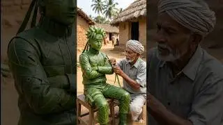 Documentary-Style Leaf Sculpture Crafting | Calm & Ultra-Realistic Art Process🍃🌿#shorts