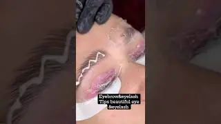 Lash lift & Eyebrow Lamination #browlamination #tutorial #eyebrows #shorts #youtubeshorts #beautiful