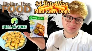 Dollar Tree Food Review: $4 Bite Wise Mini Corn Dogs