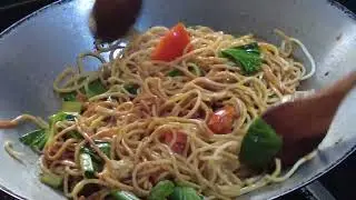 Fried Noodles || Жареная Лапша - Easy Asian Cooking || Легкая Азиатская Кулинария