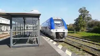 Compilation de trains en gare de Coutances