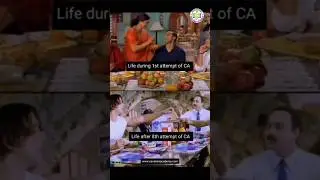 Life During 1st Attempt CA  Life after 8th Attempt of CA #caattempts #caexams #cafinal #cainstitute