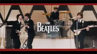 Beatles -- I Feel Fine -- [ live color film, stereo ]