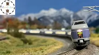 ＜Nゲージ＞E351系、E257系、E353系、189系あずさなど中央線特急 Modellbahn Spur N Model Railroad Diorama 鉄道模型