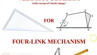 Velocity Diagram Of Four-Link Mechanism