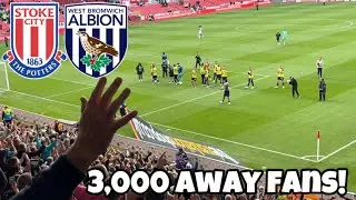 3,000 WEST BROM FANS GO MENTAL AS THEY WIN AT STOKE CITY!!!