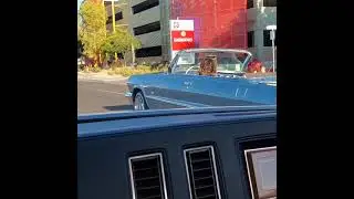 My beautiful wife rolling in her 63 ragtop