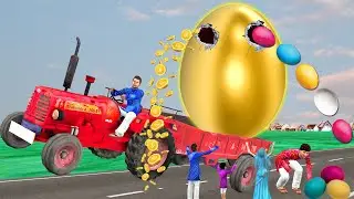 ट्रैक्टर सुनहरा अंडा Tractor Golden Egg  Funny Hindi Comedy Video .