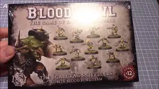 Unboxing and Review of Games Workshop: Goblin Team for Blood Bowl