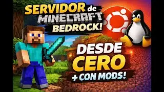 Crea tu Servidor de Minecraft Bedrock en Linux desde CERO con MODS