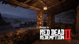 Relaxing Desert Night Ambience in Red Dead Redemption 2 | Relaxing Video Game Sounds For Sleep